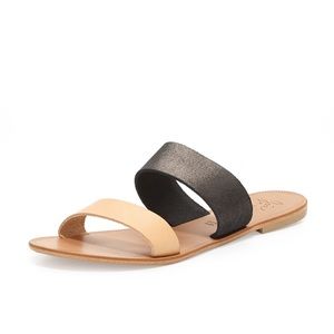 Joie a la Plage “Sable” Leather Slip On Sandal